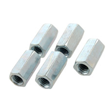 Carbon Steel Coupling Nuts, Size : 1/4' To 2'