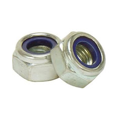 Carbon Steel Nylock Nuts, Size : M4-M48, 1/4'-2'