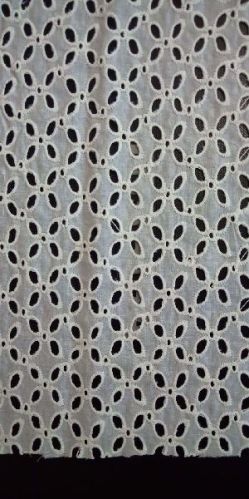 Cotton Embroidered Fabric, For Garments, Feature : Comfortable