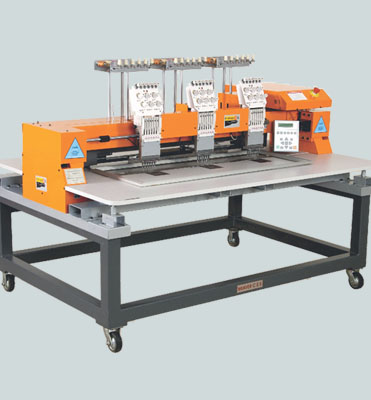 Three Head Six Needle Embroidery Machine