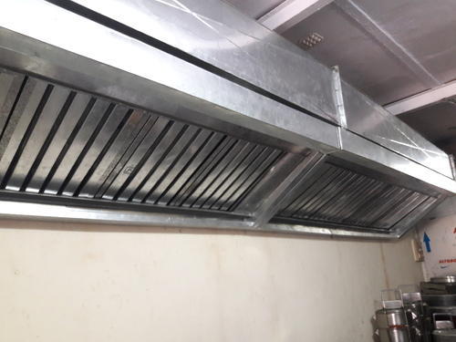 Aircon Rectangular Polished Stainless Steel Kitchen Chimney