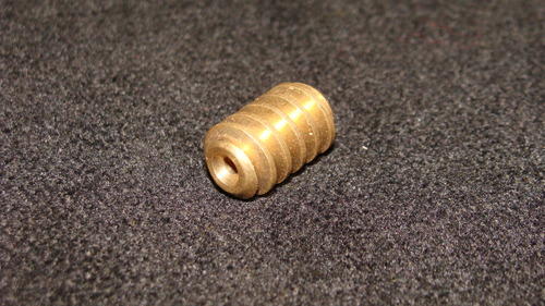 Polished Brass Worm Gear