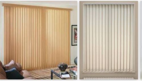 Horizontal Colored Roller Vertical Window Blinds, For Home, Hotel, Office, Pattern : Plain, Printed
