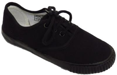 Rubber Canvas School Shoes