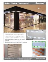 Transparent PVC Rolling Doors