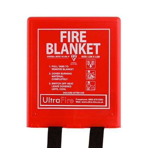 100% Fiberglass Fire Blanket, Color : Red