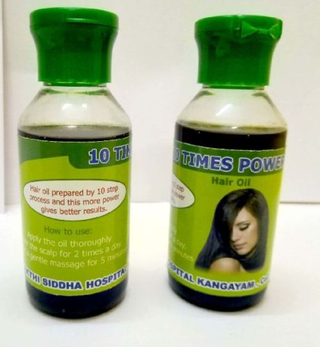 10 Times Power Hair Oil, For Hare Care, Packaging Type : Plastic Bottle