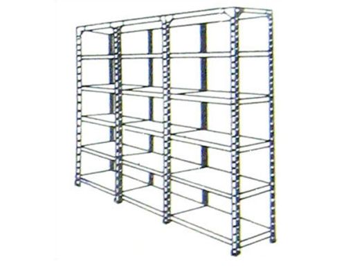 Mild Steel Powder Coated Slotted Angle Rack