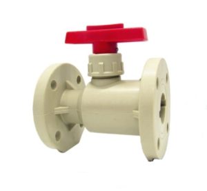 PP-H Flanged End Ball Valve