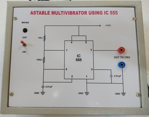 Rectangular Astable Multivibrator Trainer Kit