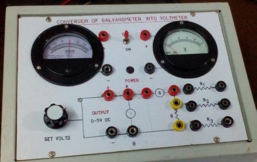 Conversion Of Galvanometer Into Voltmeter, Feature : Durable