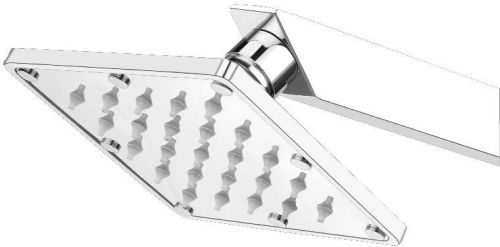 Round Polished Stainless Steel Shower, Color : Silver