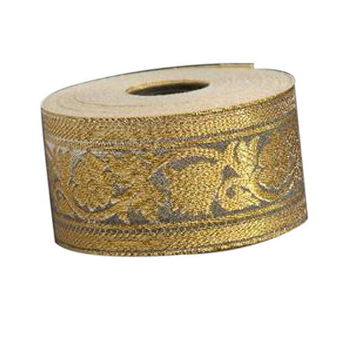 Plain Designer Zari Lace, Length : 12inch, 18inch, 24inch, 36inch, 48inch, 6inch