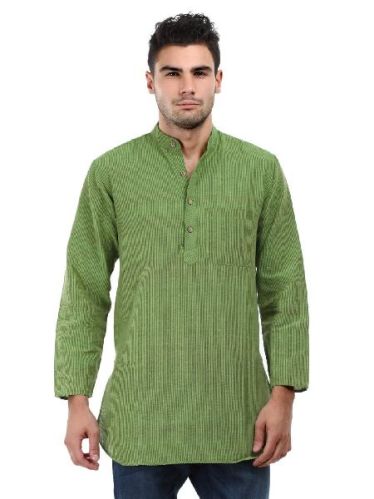 100% Cotton Polyester Viscose Mens Kurta, Size : XL, XXL