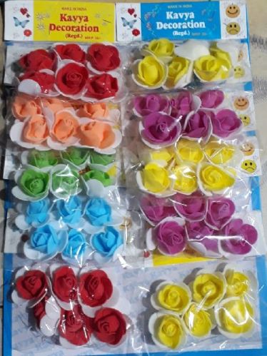 Flower Sticker, For Smooth Surface, Color : Multicolor