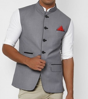 Cotton Fabric Mens Nehru Jacket, Feature : Skin Friendly