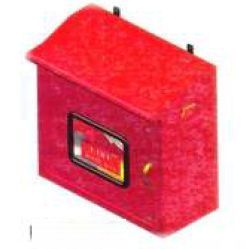 Single Door Fire Hose Box, Color : Red Inside Outside