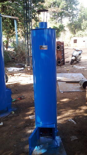80 Liter Wood Fired Water Heater, Color : Blue