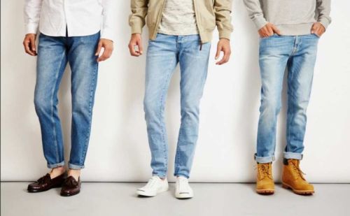 Mens Denim Jeans, For Anti Wrinkle, Anti-Shrink, Technics : Woven