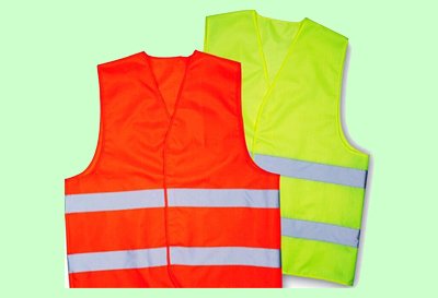 Polyester Stainless Steel Reflective Jacket