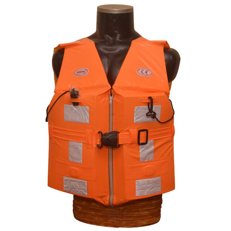 Full Body Life Jacket With Front Chain & Pocket