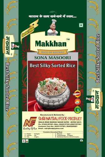 Makkhan Sona Masoori Sorted Rice, Style : Dried