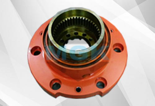 Cylindrical Polished Metal Gearbox Adapter, Color : Brown