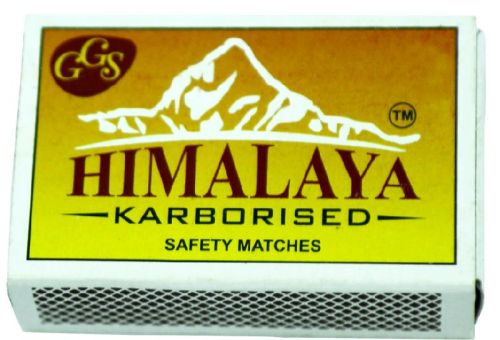 Wood Himalaya Matchbox, Color : Black / White / Red Customized