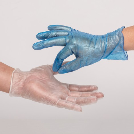 LDPE/HDPE/LLDPE LDPE Hand Gloves, For Medical/Pharmacy/Kitchen, Color : WHITE/BLUE/PINK/TRANSPARENT