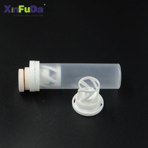 Empty Plastic Effervescent Tablet Pill Tube Container