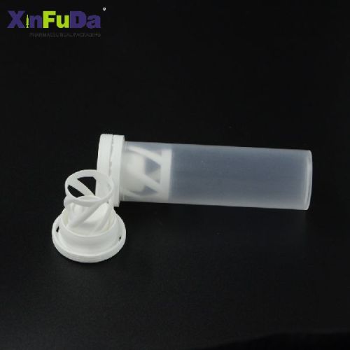 Hard Plastic Empty Tablet Packaging Effervescent Tubes Cap