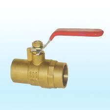 Polished Brass Gas Valve, Color : Yellow