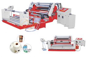 DRUM SLITTER REWINDER MACHINE
