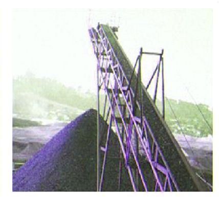 100% Polyester Industrial Belt Conveyor System, Load Capacity : 290-480 (t/h)