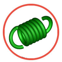 Metal Extension Springs, For Industrial Use, Certification : ISI Certified