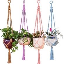 100% Cotton Colorful Macrame Plant Hanger