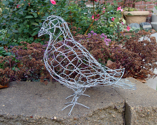 Decorative Iron Pigeon Sculpture, Size : 11 Inches Height