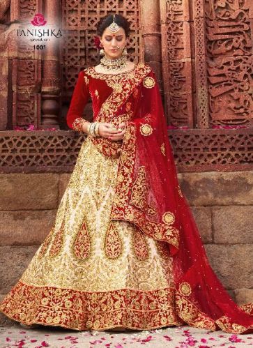 Chanderi Bridal Lehenga, Age Group : Adults