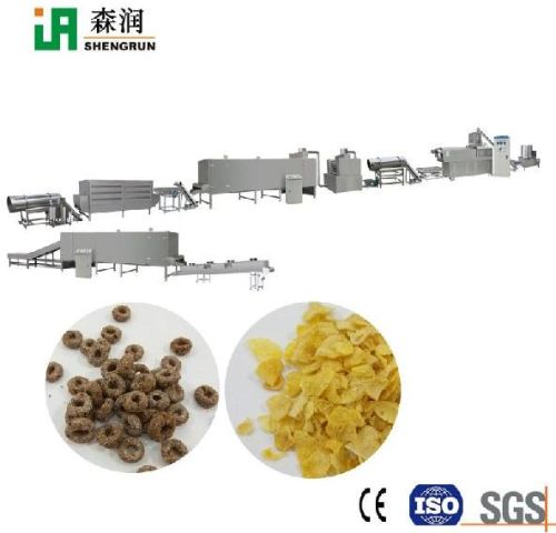 Automatic Rice Flakes Corn Flakes Making Machine, Power : 100-120kw
