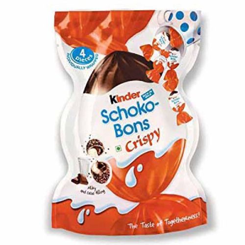 Schoko Bons Crispy Kinder Joy, For Chocolate Button, Form : Pasty