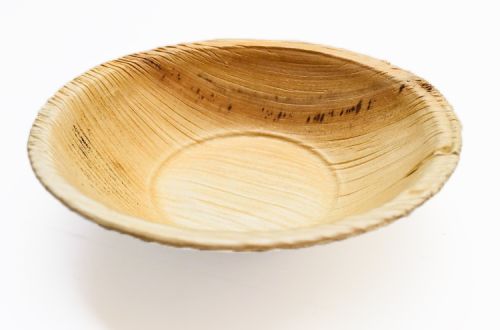 Plain Areca Leaf Rib Bowls, Capacity : 0-500ml