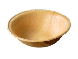 Areca Leaf Deep Round Bowls, For Serving, Size : 10cm