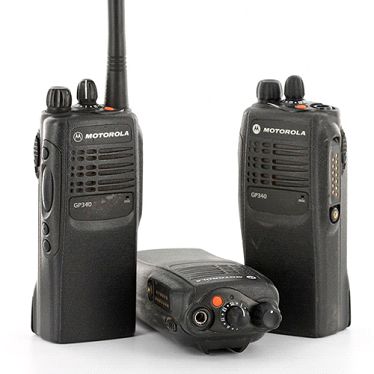 Motorola walkie talkie, Packaging Type : Black