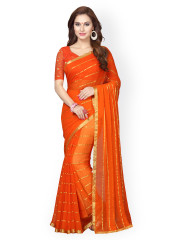 Printed Synthetic Sarees, Age Group : Adults