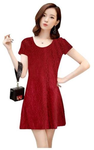 D-229 Isha 72 Maroon Western Dress