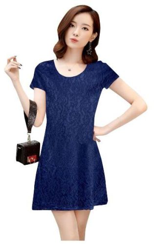 D-230 Isha 73 Blue Western Dress