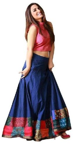 L-12 Udan Blue Lehenga