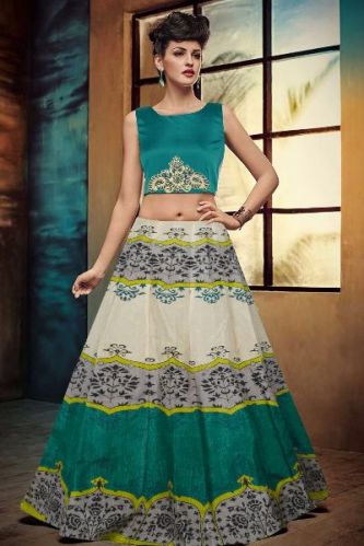 L-22 Jyoti Green Lehenga