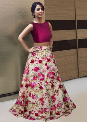 L-31 Avadh Wine Lehenga