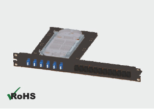 Combined Fiber and Copper Patch Panel